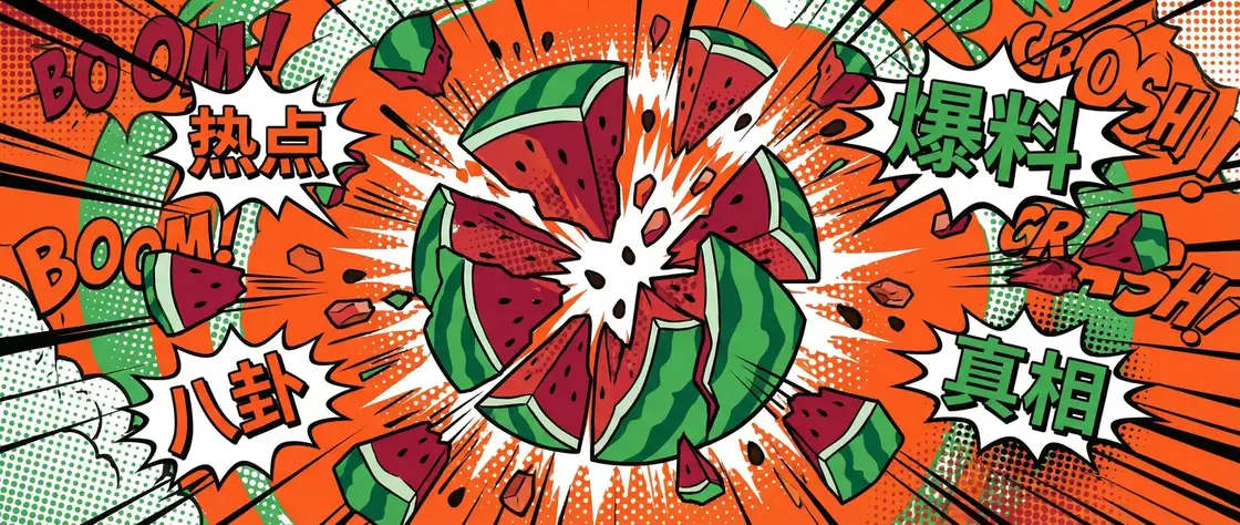 马云离婚 今日头瓜爆炸漫画横幅